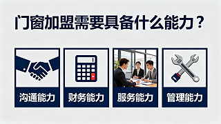 门窗加盟需要具备什么能力？