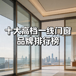 十大高档一线门窗品牌排行榜