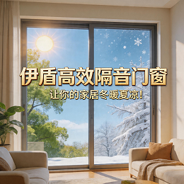 伊盾高效隔音门窗，让你的家居冬暖夏凉！