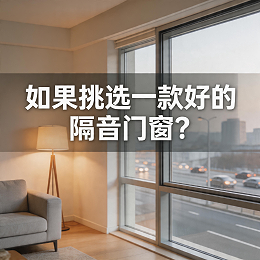 如果挑选一款好的隔音门窗？