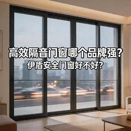 高效隔音门窗哪个品牌强？伊盾安全门窗好不好？