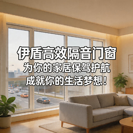 伊盾高效隔音门窗，为您的家居保驾护航的安全门窗！