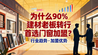 为什么90%建材老板转行首选门窗加盟？