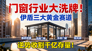 门窗行业大洗牌！伊盾三大黄金赛道，逆势收割千亿存量！