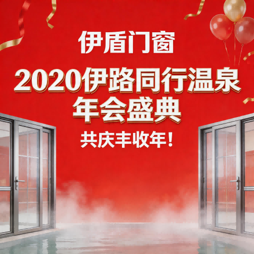 伊盾门窗举办“2020伊路同行温泉年会盛典”，共庆丰收年！