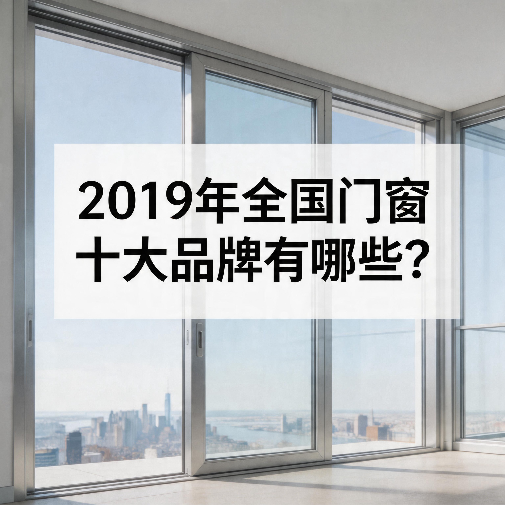 2019年全国门窗十大品牌有哪些？