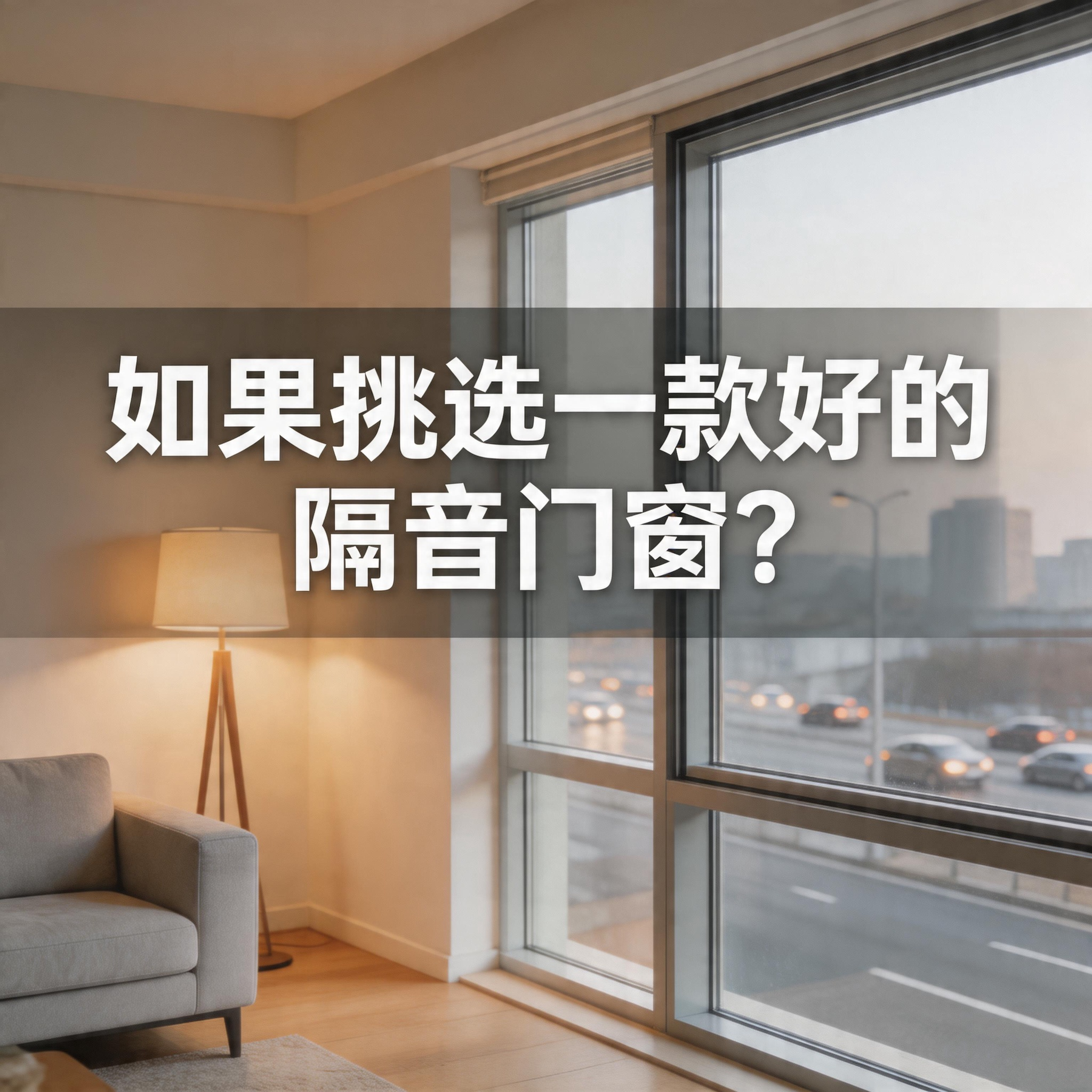 如果挑选一款好的隔音门窗？