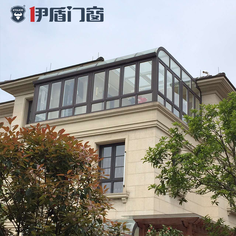 别墅阳光房-露台阳光房-伊盾阳光房厂家-极简轻奢