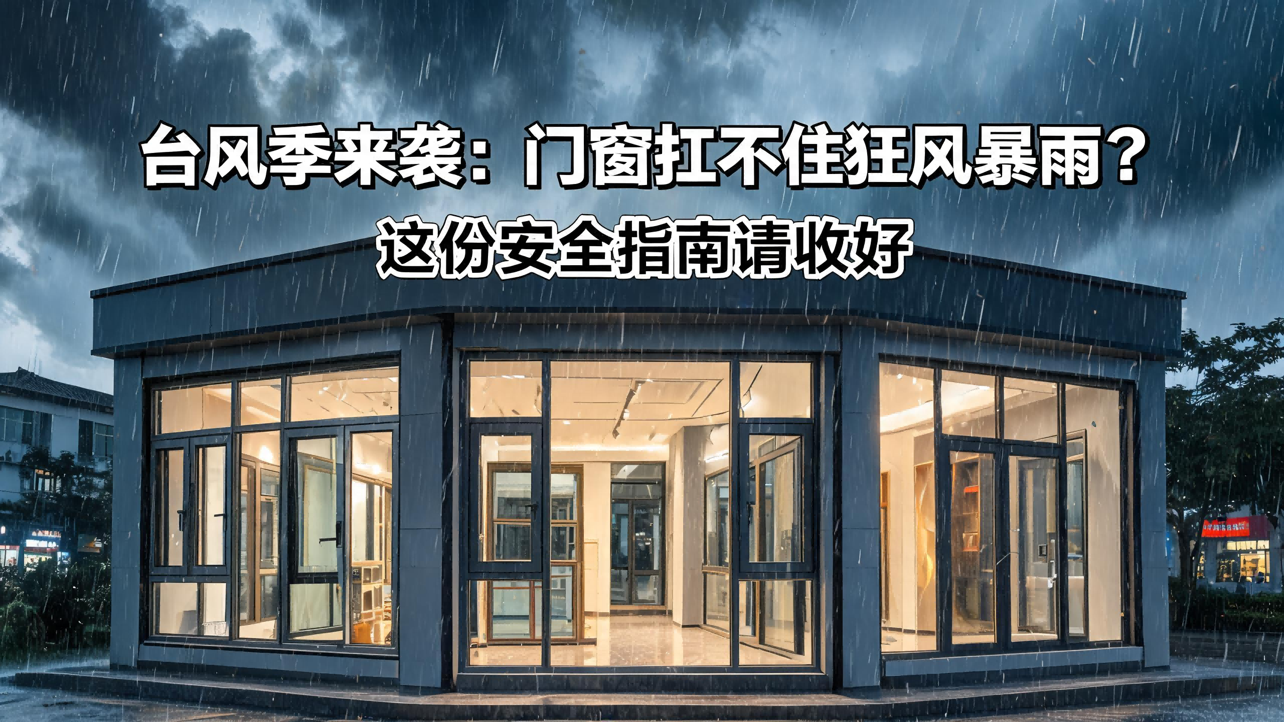 台风季来袭：门窗扛不住狂风暴雨？这份安全指南请收好