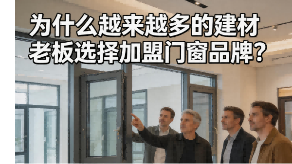 为什么越来越多的建材老板选择加盟门窗品牌？