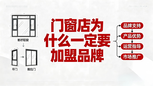 门窗店为什么一定要加盟品牌