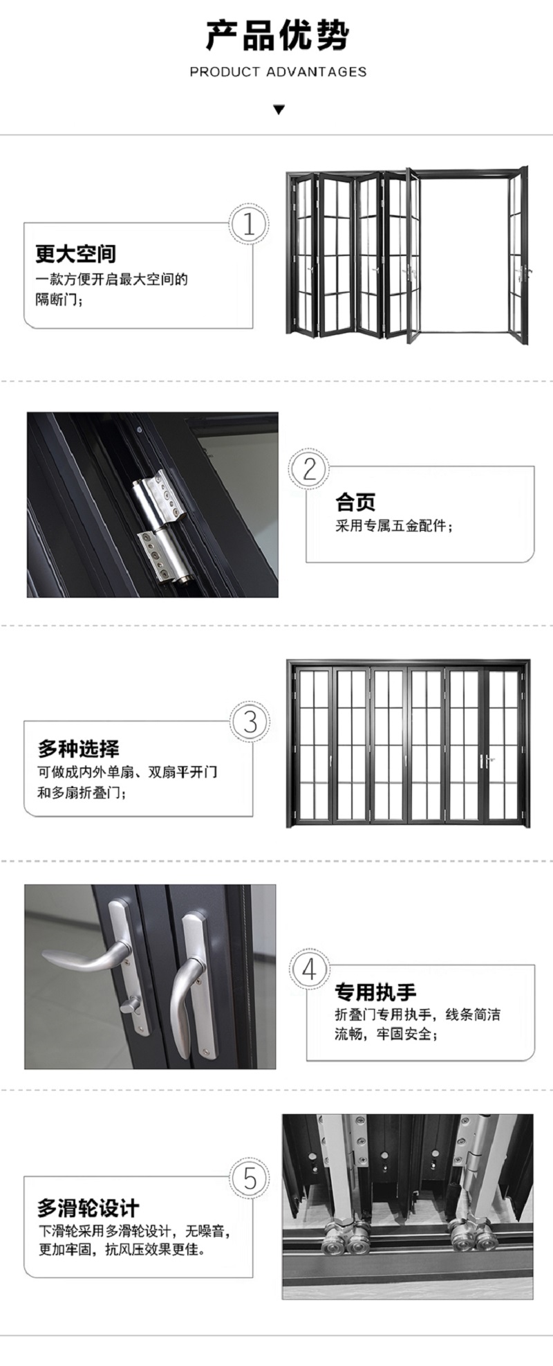 会议室隔断折叠门