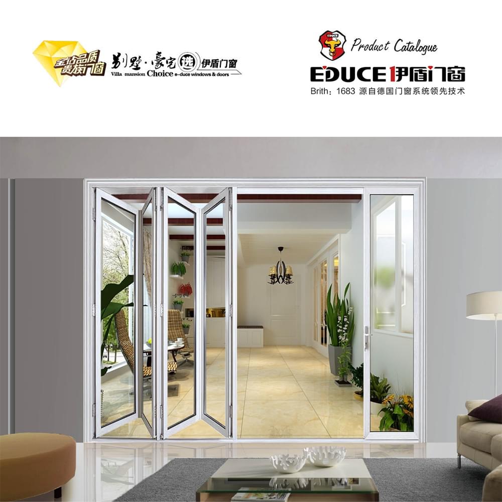 别墅钛镁合金阳台折叠门 别墅钛镁合金阳台折叠门