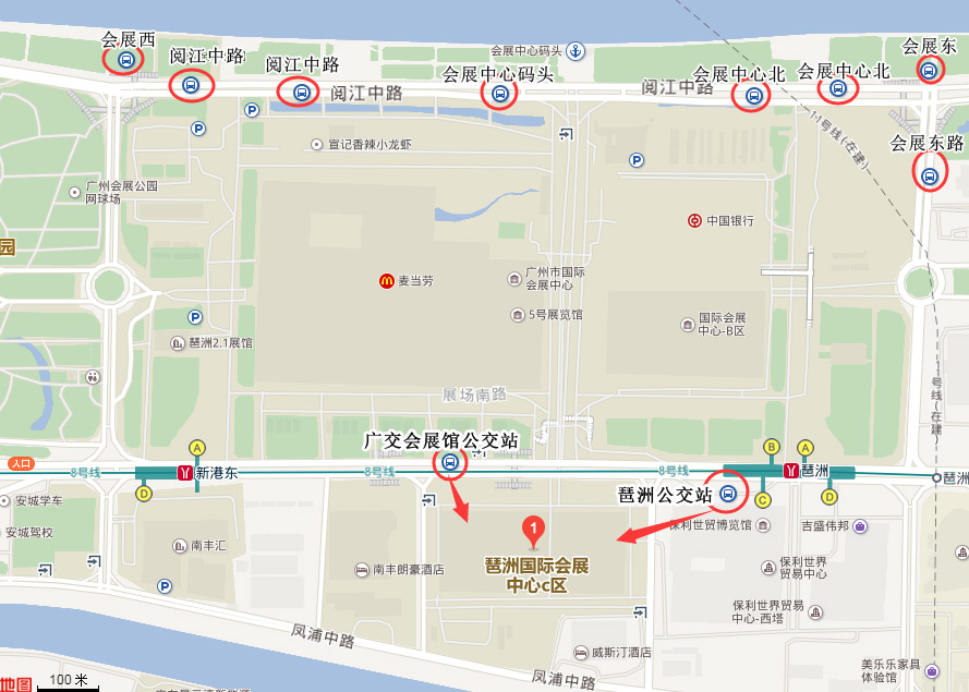 广州琶洲公交线