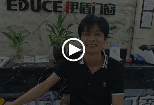 视频：伊盾门窗代理商湖北钟祥专卖店成功案例